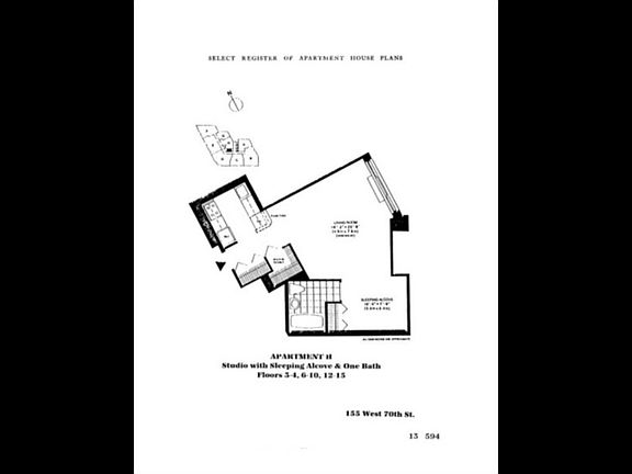 2nd image of 155 W 70th St APT 8H