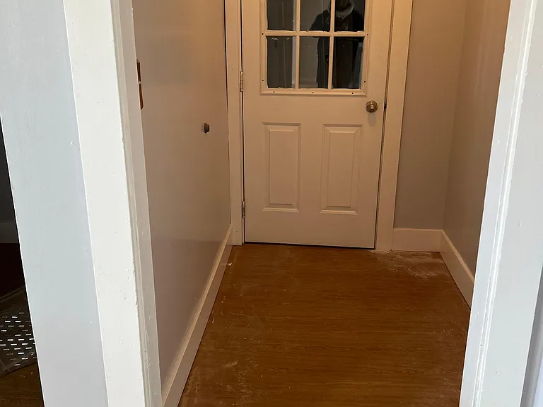 Entrance through the rear door