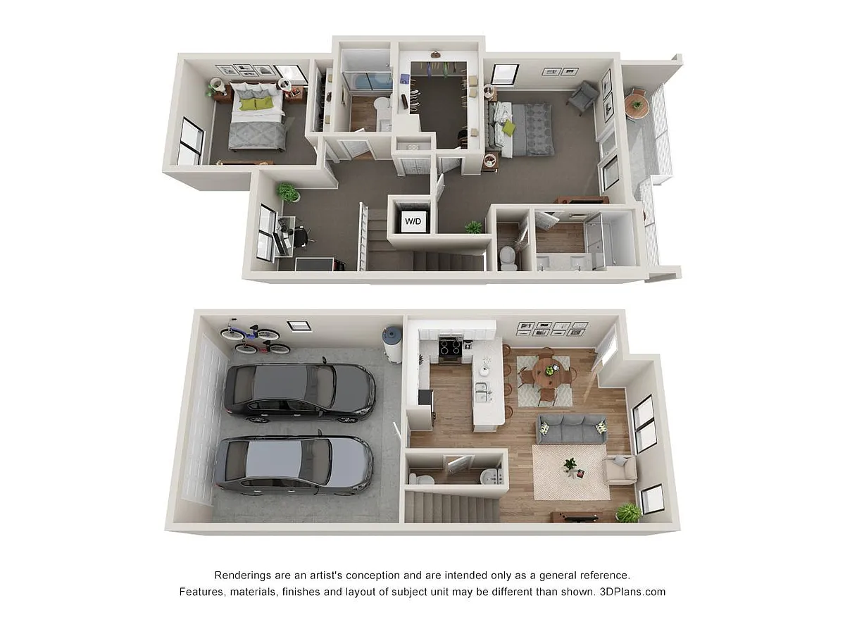 Floor plan Valle - 2BD with Den