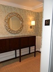 Enter into your own private elevator foyer