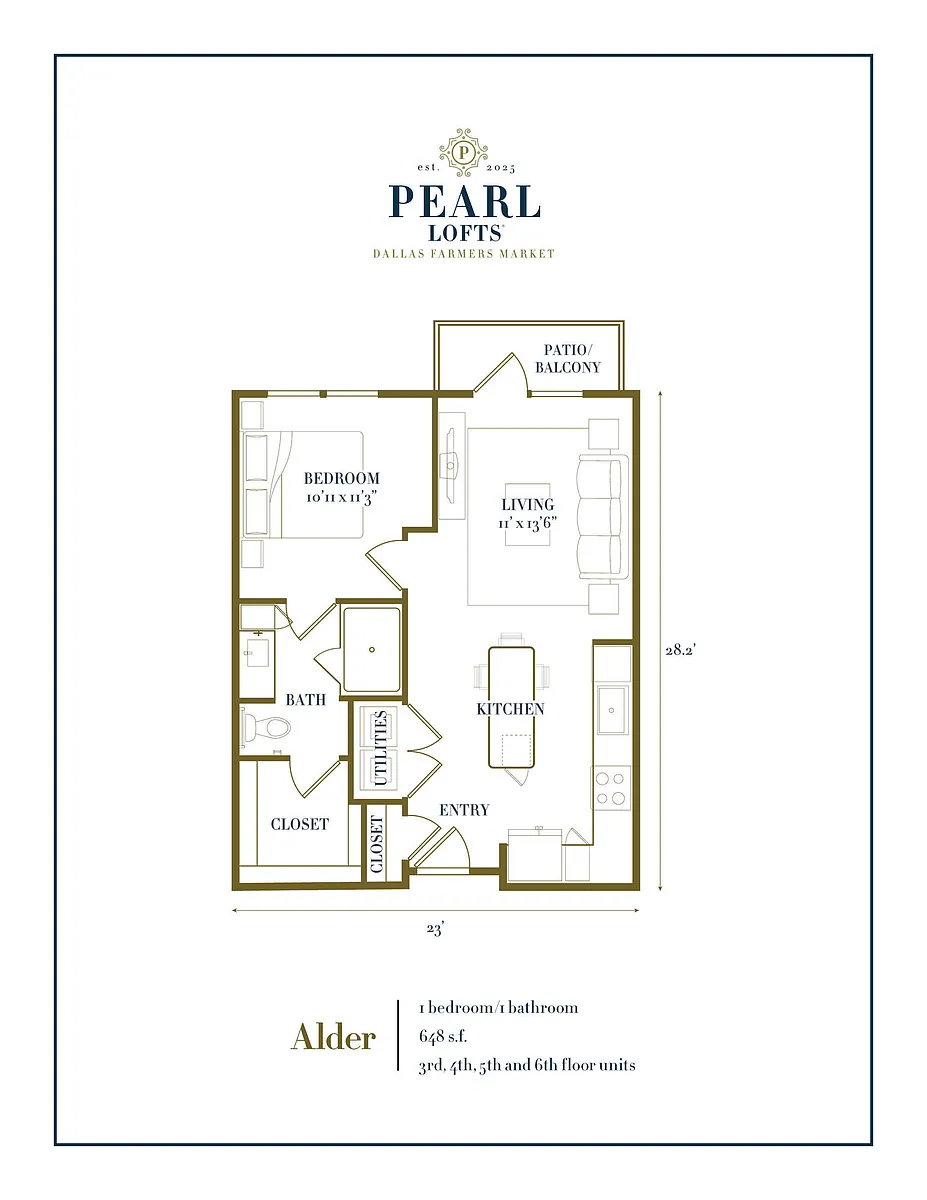 Floor plan Alder *Mixed Income Housing