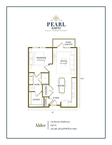 Floor plan Alder *Mixed Income Housing