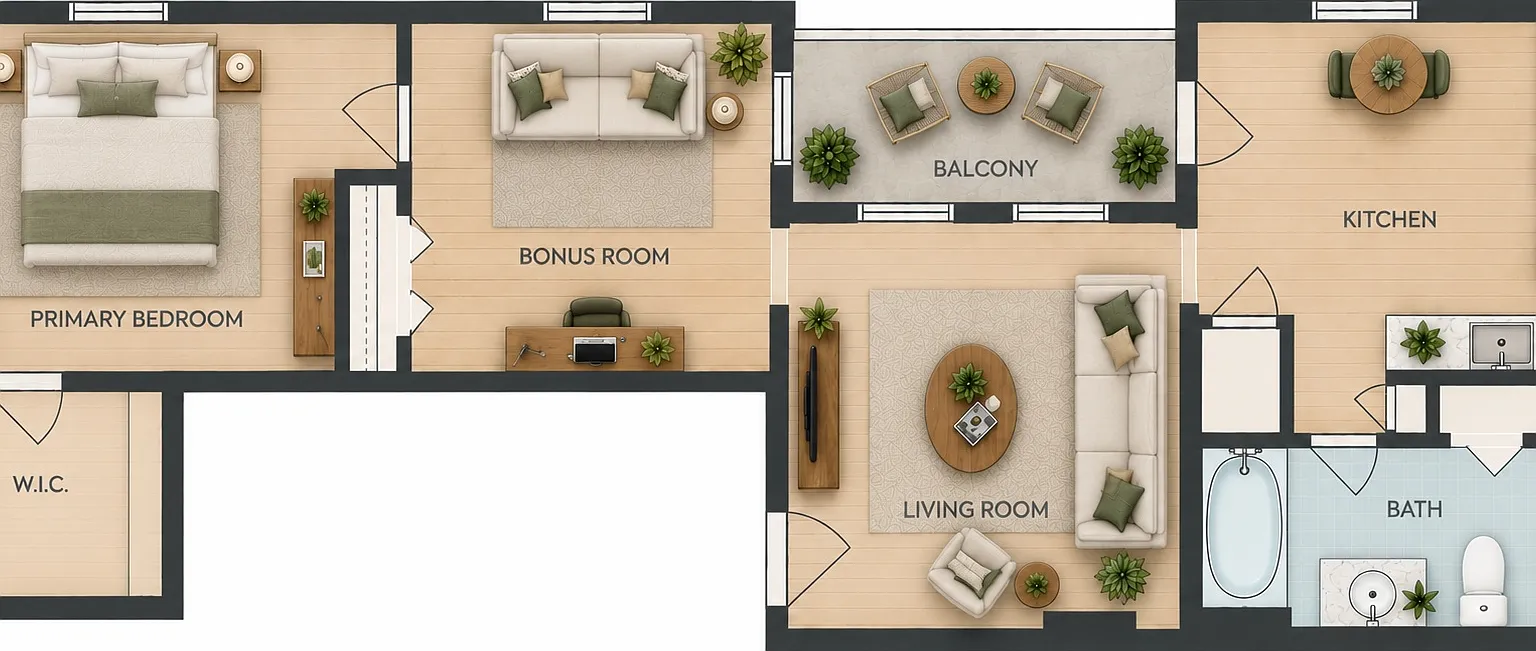 2 bed, $1,675 — Photo 2
