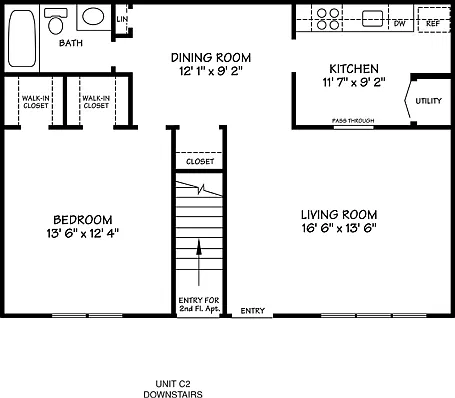 Floor plan MODEL C