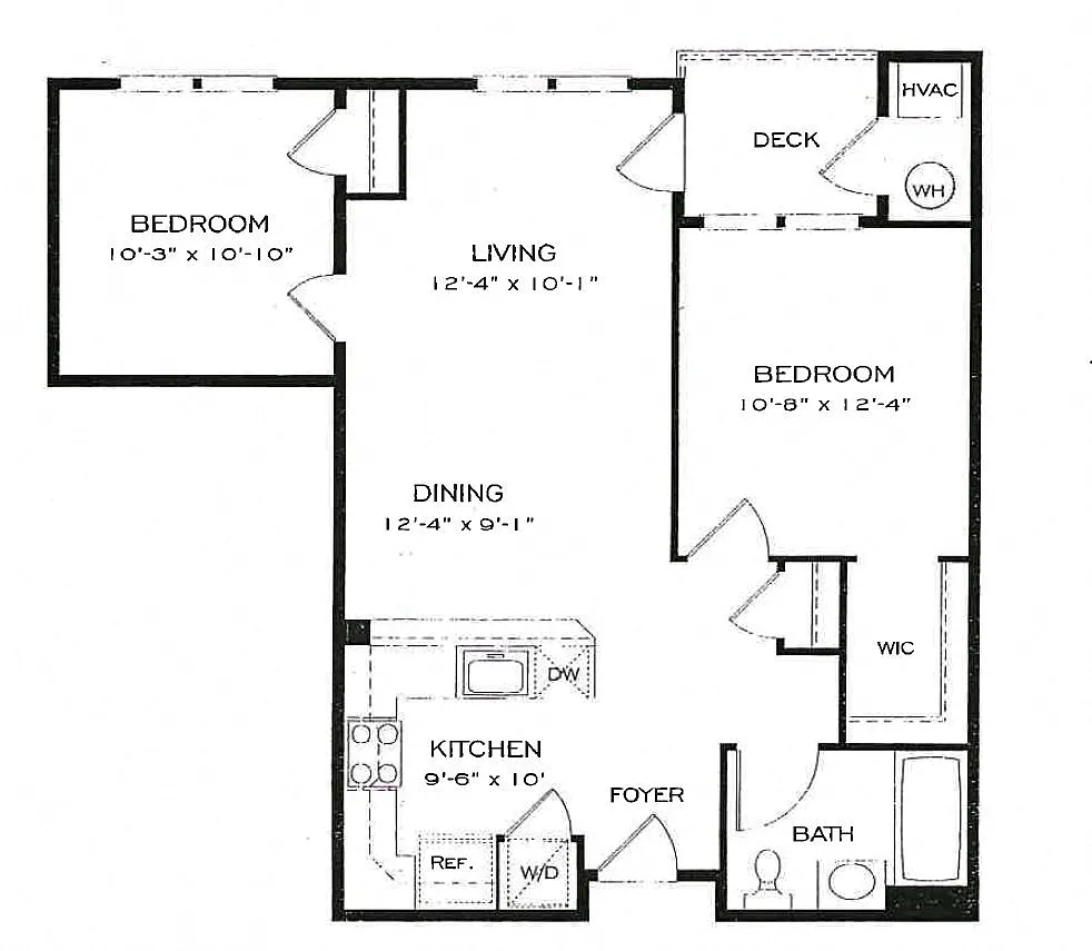 Floor plan B 15/16