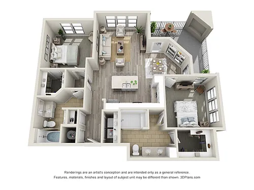Floor plan B3