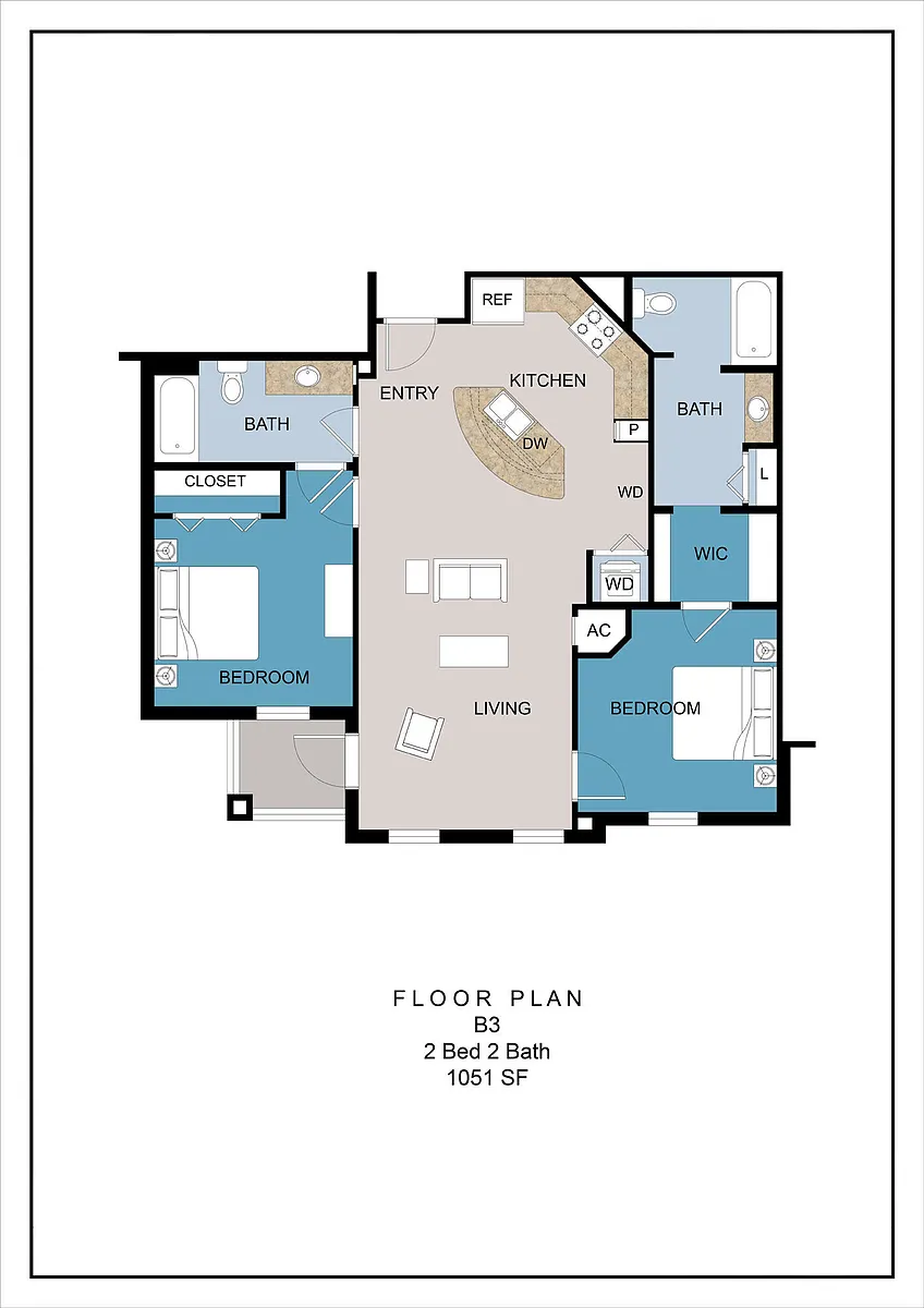 Floor plan B3