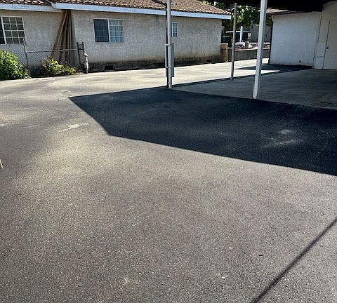 Carport in front of the duplex