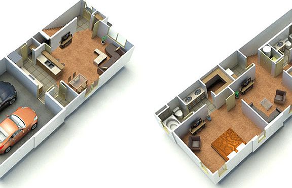 3D floor plan