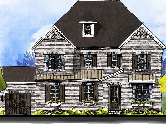 Coronado - English Cottage 3-Car Side Load Garage Note Renderings may show optional features