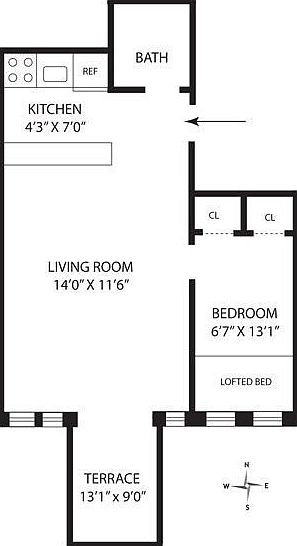 1st image of 322 W 88th St APT 2B
