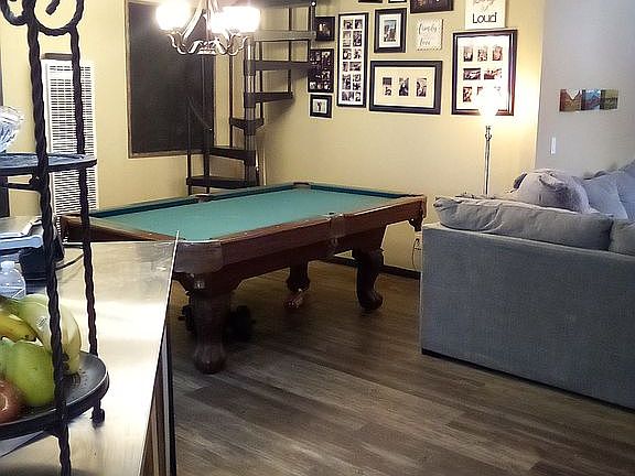 Open floor living area.