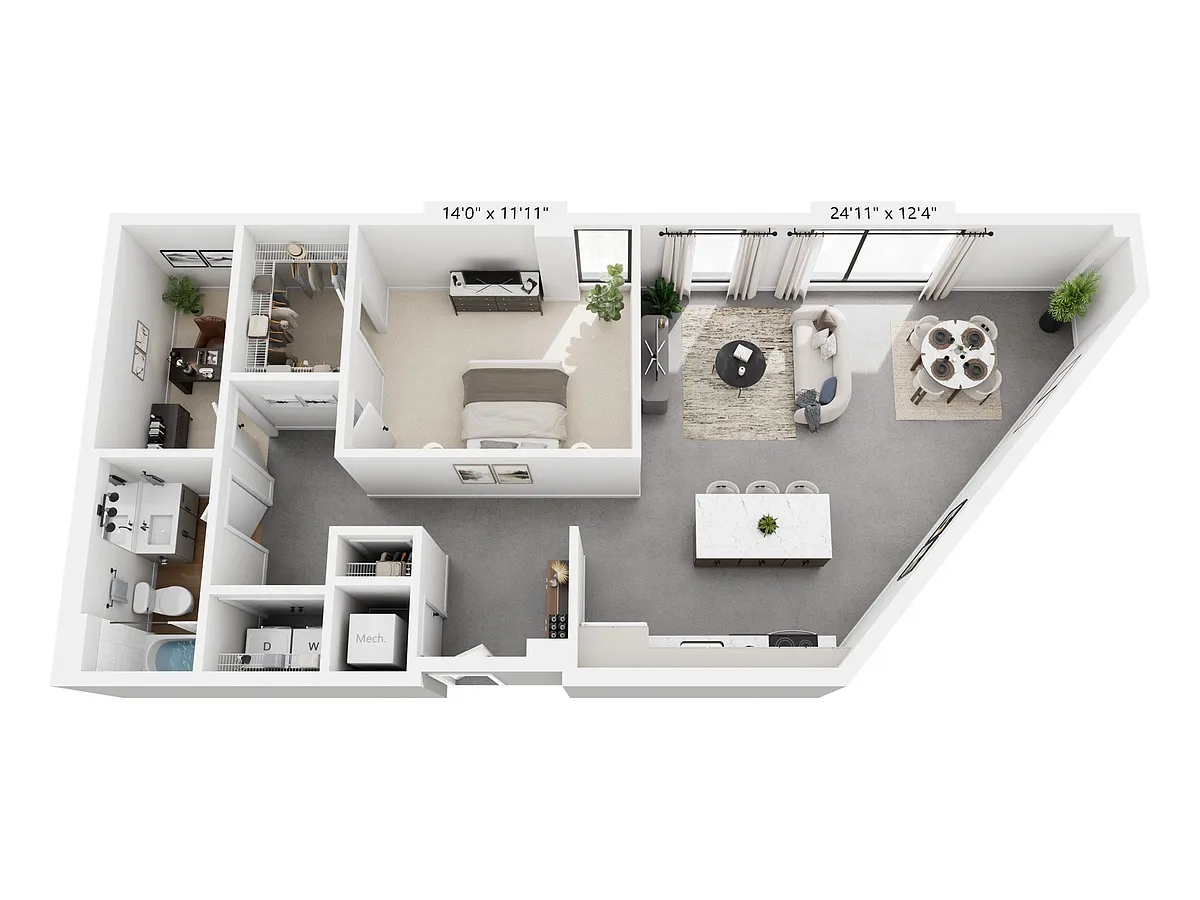 Floor plan Ornaby + Den