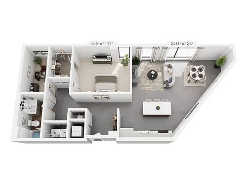 Floor plan Ornaby + Den