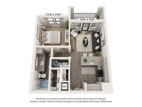 Floor plan A1