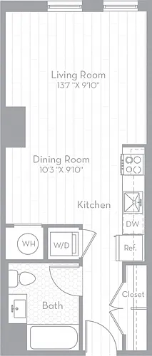 Floor plan Studio-S03