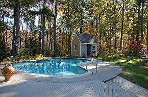 beautiful gunite pool