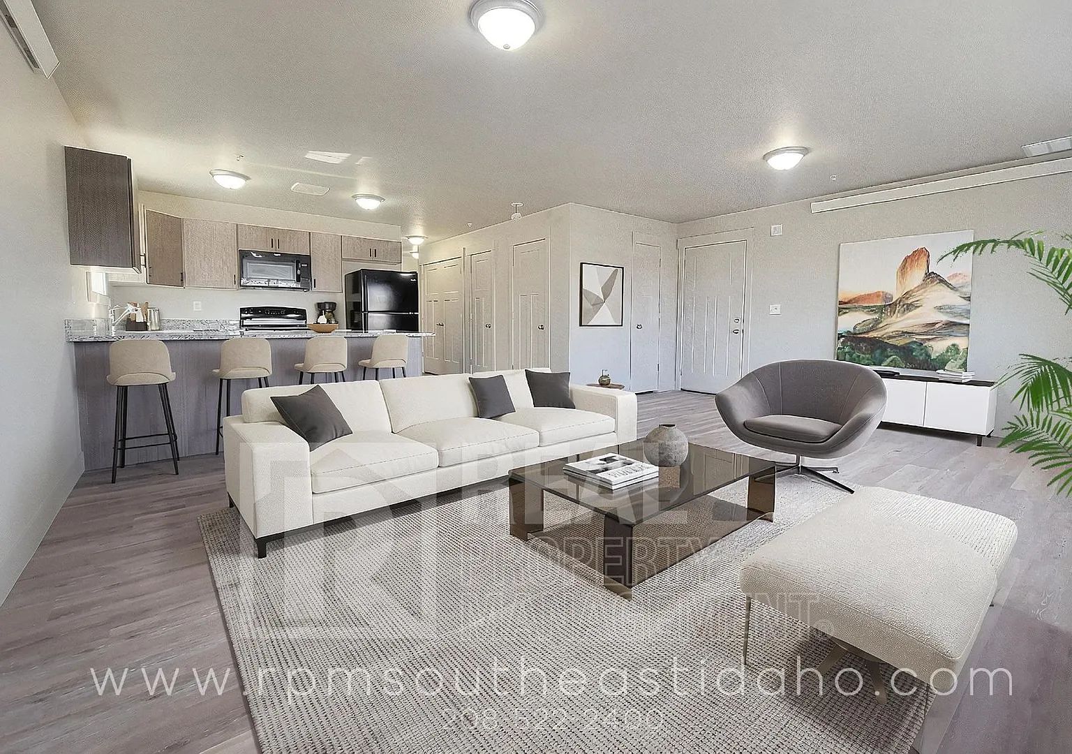3 Bed 2 Bath Apartment for Rent in Idaho Falls - Off street parking — Photo 2