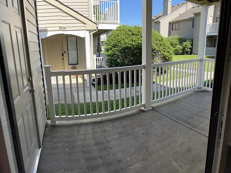 Private patio.