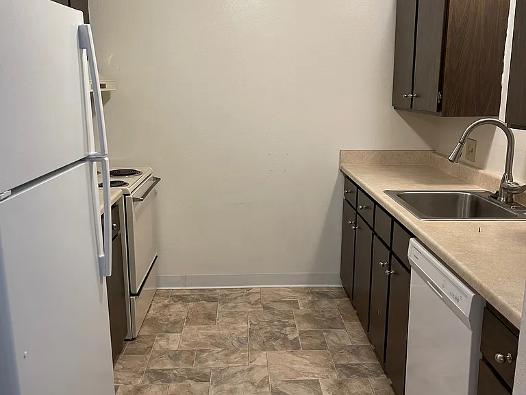 Large galley kitchen