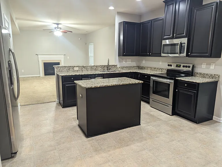 Granite counters. Beautiful cabinets. Stainless steel appliances (Not pictured, new laminate flooring)