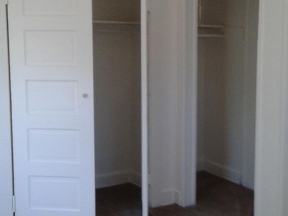 Bedroom with two walk in closets