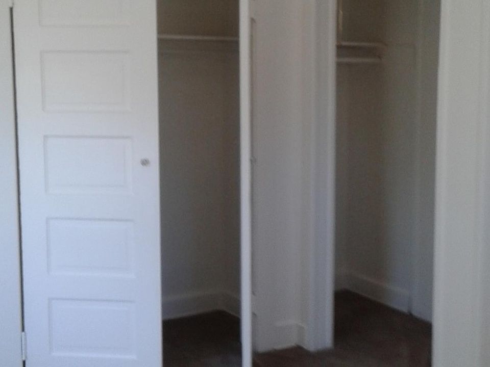 Bedroom with two walk in closets