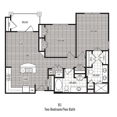 Floor plan B1-60
