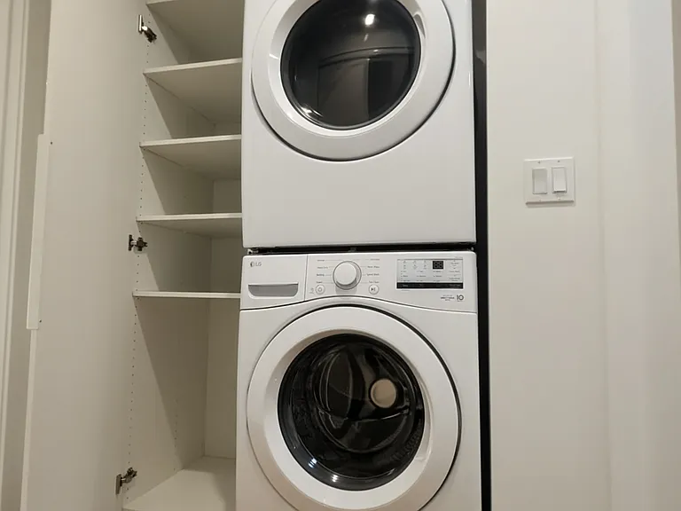 Washer and Dryer- Closet