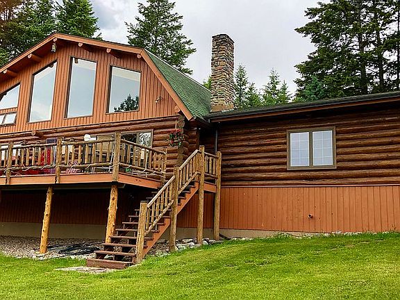 Log hewn from property 