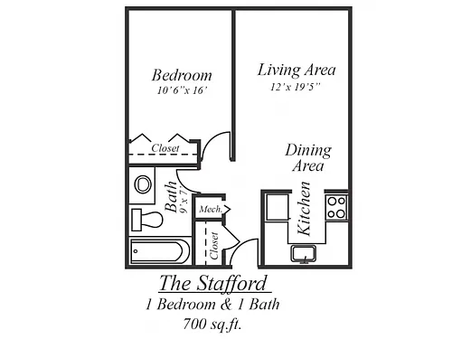 Floor plan The Stafford
