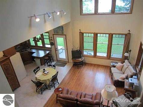 living room and kitchen
