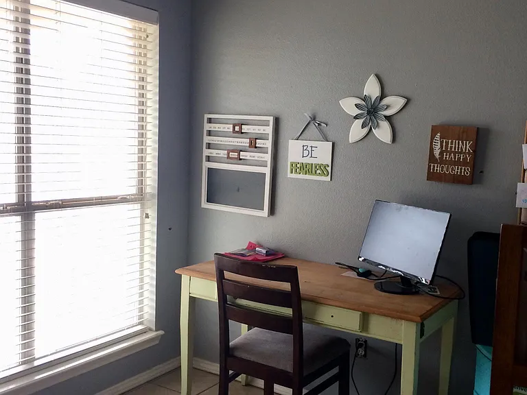 The Sunroom fits a small table nicely or could be an extra space you need: Playroom, Dog Room, etc...