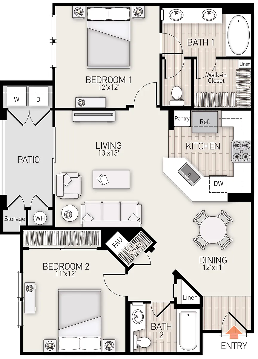 Floor plan Plan G