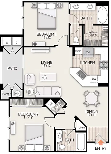 Floor plan Plan G