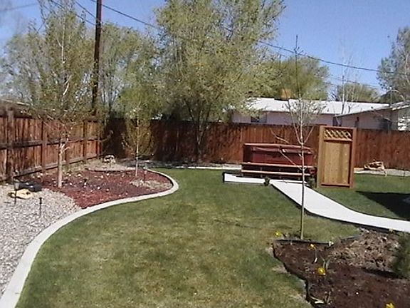 Front veiw Left side of yard