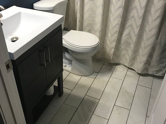 Updated downstairs bathroom