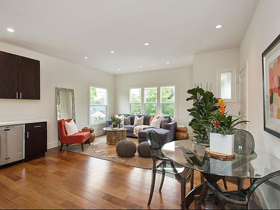 Living Room/Dining room/Kitchen staged unit
