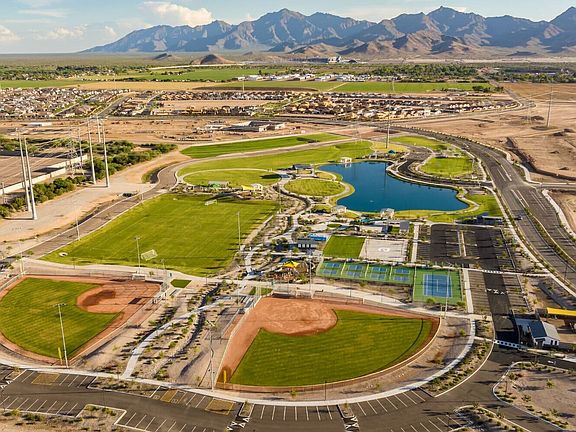 Aerial view of Alamar Park in Avondale, Arizona.