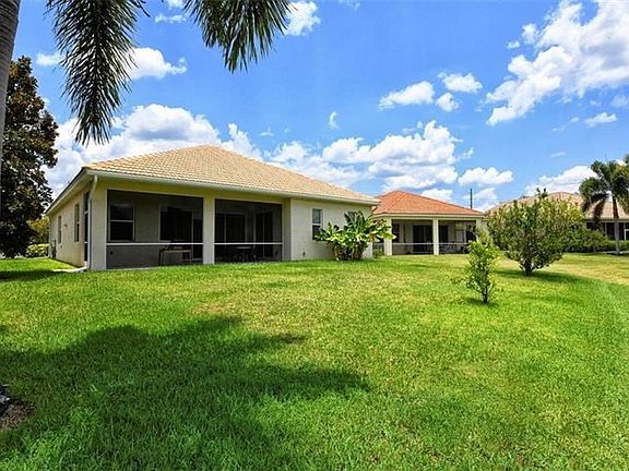 Large lakefront backyard