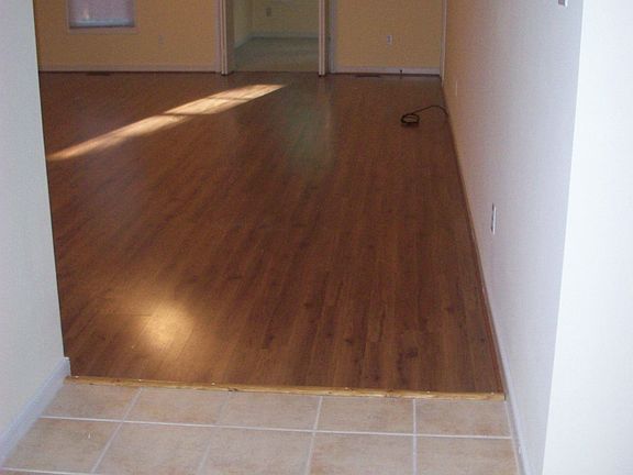 Entry way into the family room