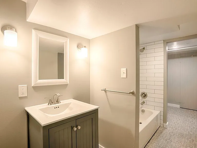 Basement bathroom