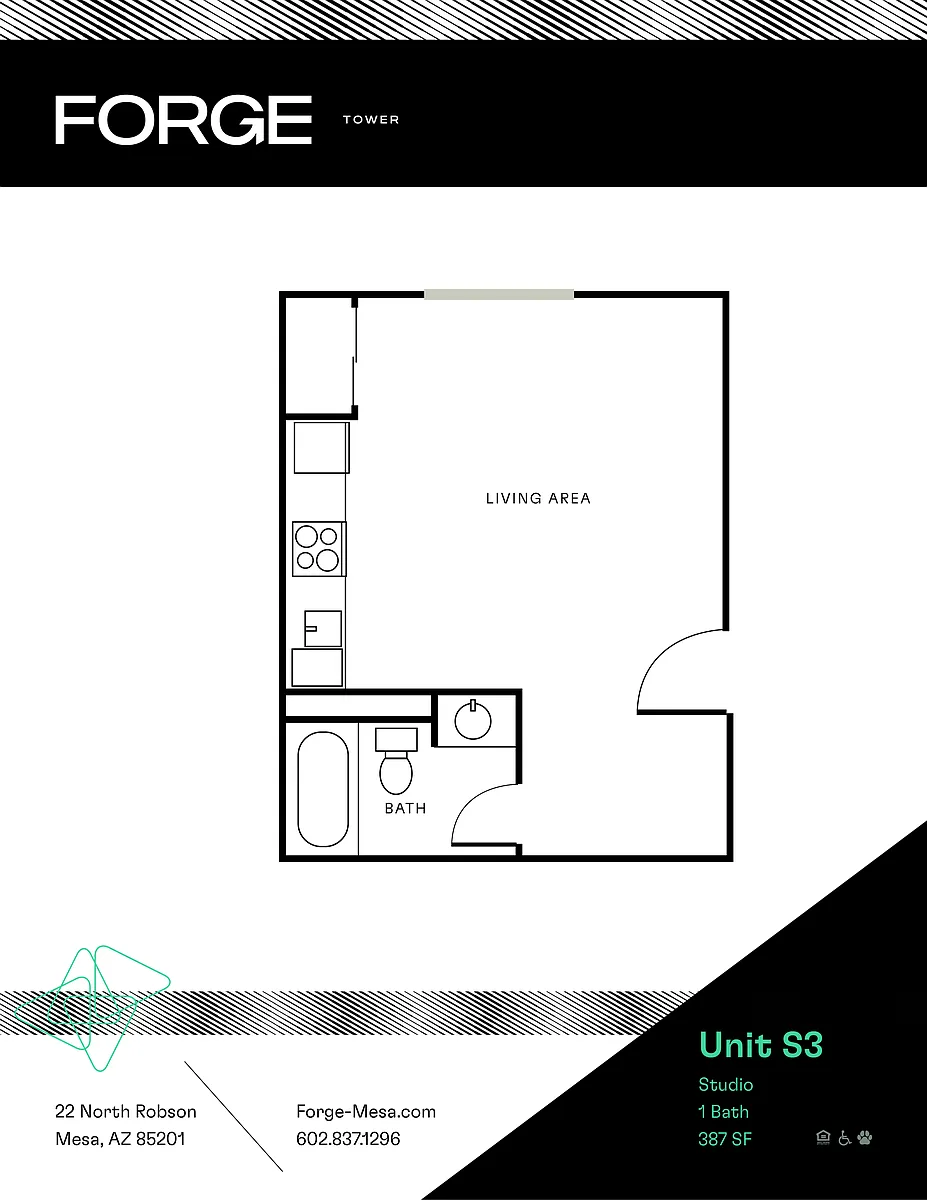 Floor plan Studio
