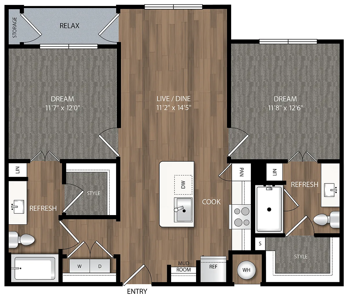 Floor plan B1