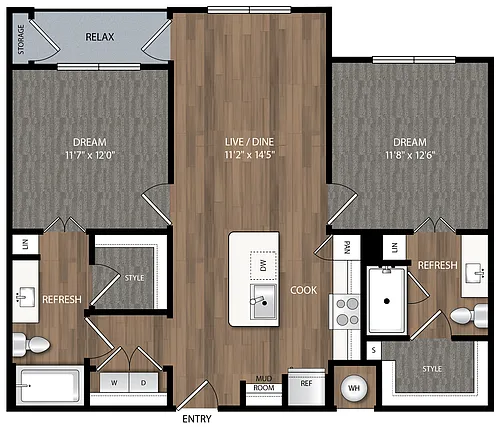 Floor plan B1