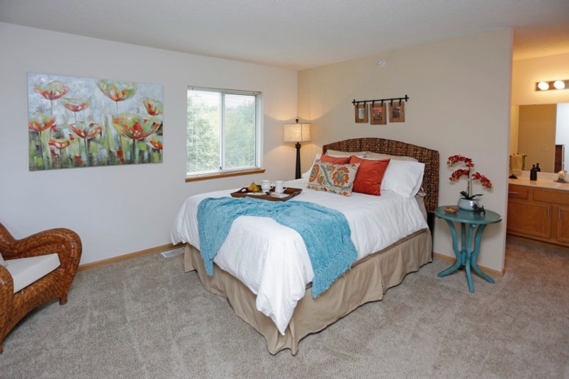 Spacious bedrooms