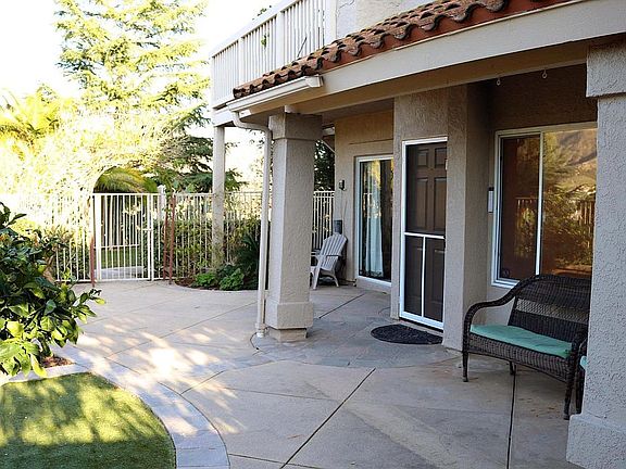 Looking at the front door from the Northwest corner