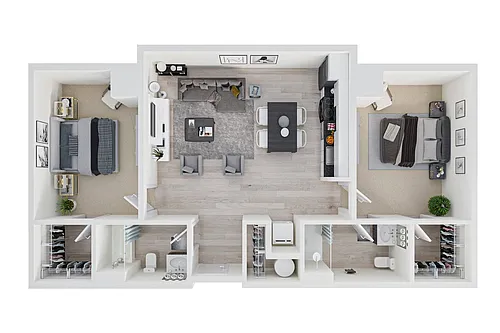 Floor plan 2X2