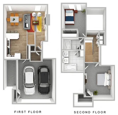 Floor plan The Colonial 2 Car Garage