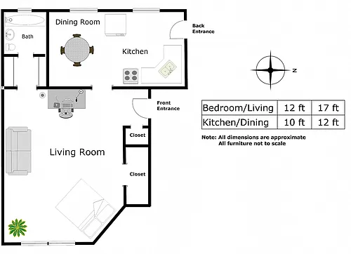 Floor plan Studio